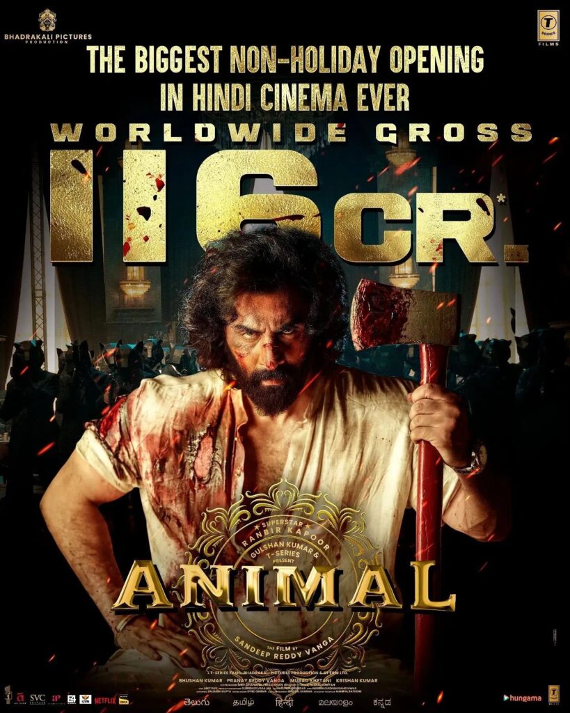 Animal First Day Collection: Ranbir Kapoor Film Shakes Up the Box Office With Impressive Opening Day Collection 2 Animal First Day Collection