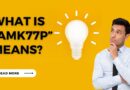 What Is “AMK77P” means
